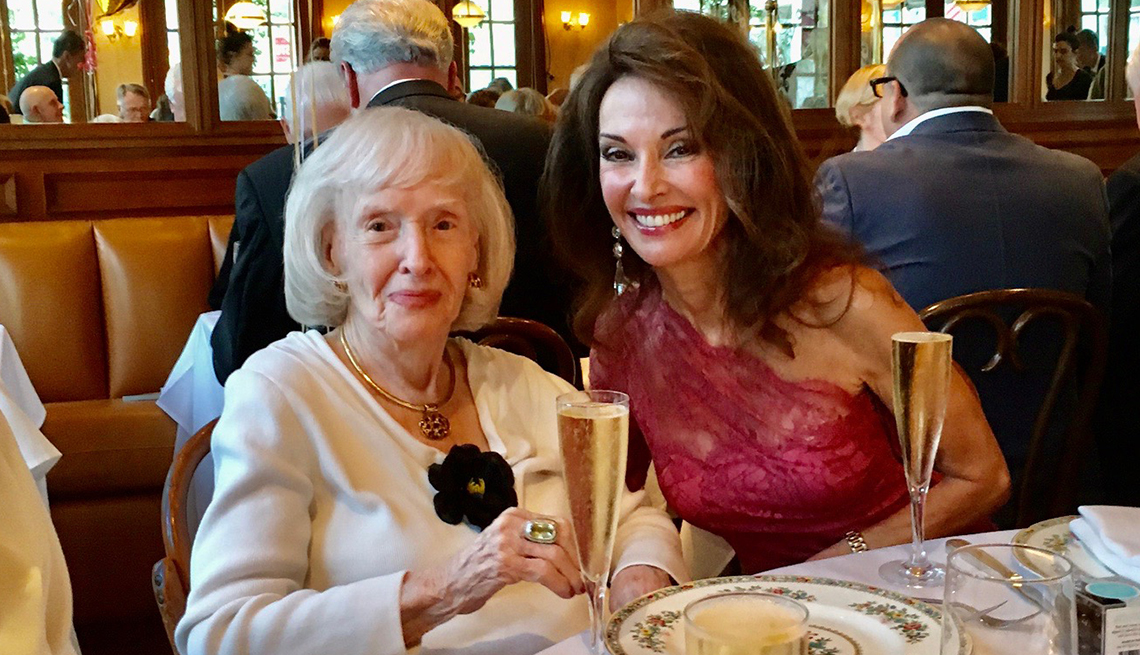 Susan Lucci with her mother Jeanette