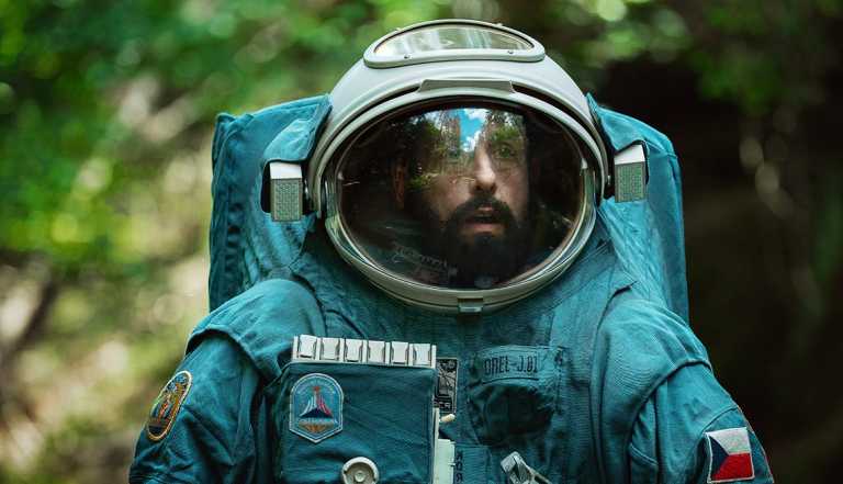 Adam Sandler in a spacesuit in the Netflix film "Spaceman."