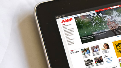 Free iPad for Members who make AARP.org their homepage