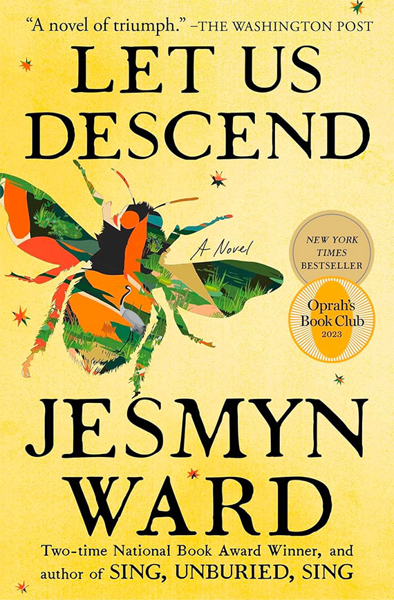 the book cover for let us descend by jesmyn ward