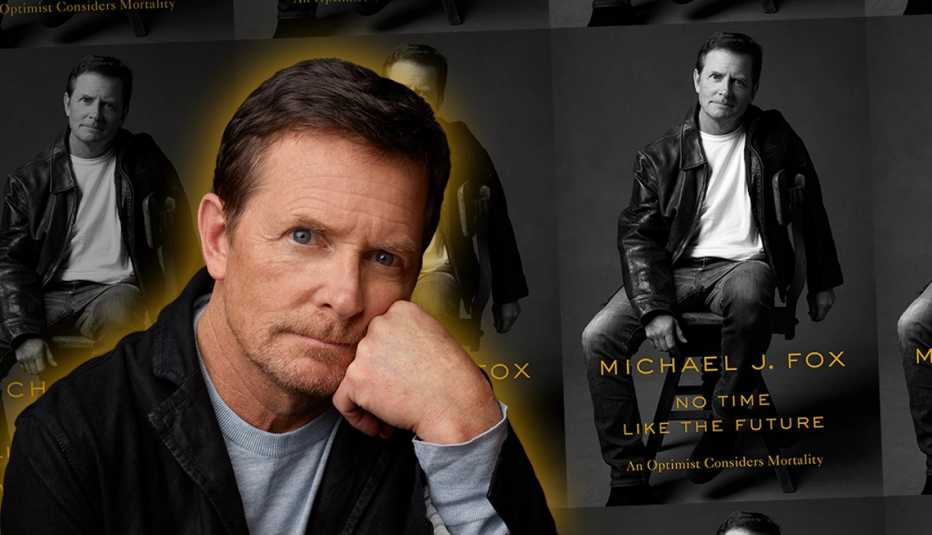 actor and author michael j fox and his new memoir titled no time like the future