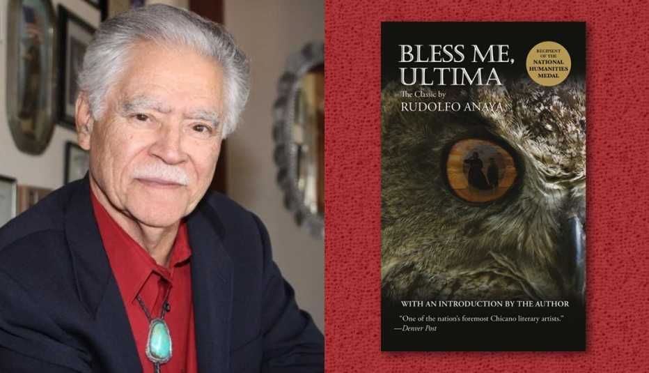 author rudolfo anaya and cover of his book bless me ultima
