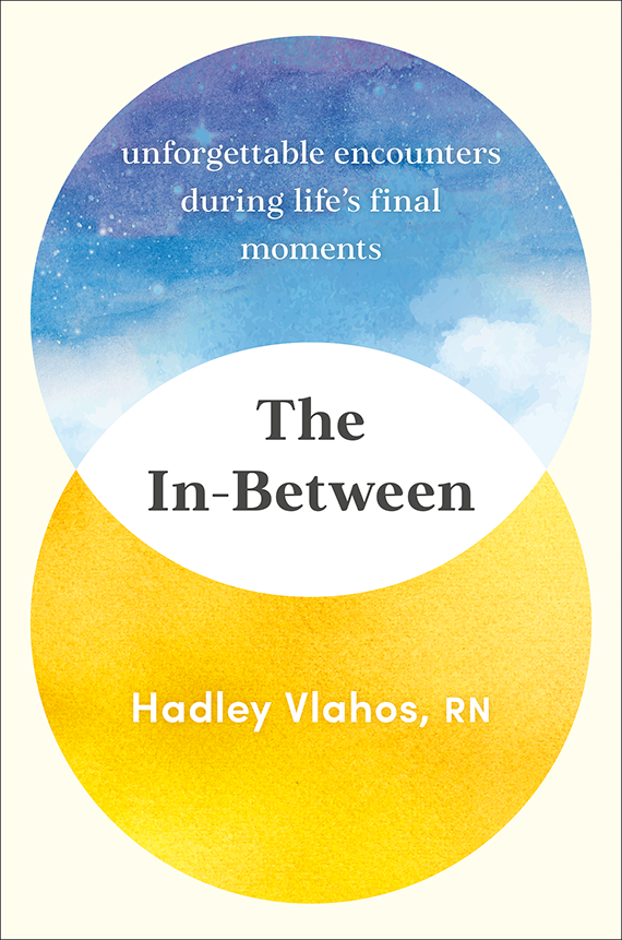 book cover the in between by hadley vlahos