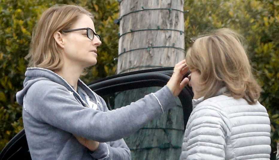 Actress Jodie Foster Shares A Moment With Former Partner Cydney Bernard, Celebrities, AARP Entertainment, How Celebrities Face Their Worst Fears 