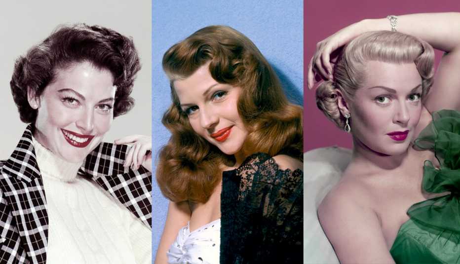 Ava Gardner, Rita Hayworth and Lana Turner