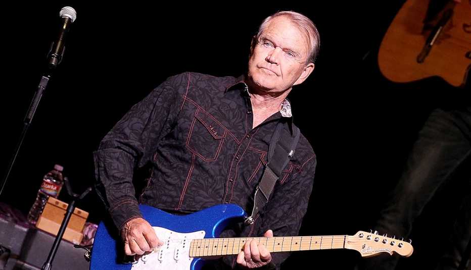 Vocalist/musician Glen Campbell performs in concert at the Long Center on September 9, 2012 in Austin, Texas.