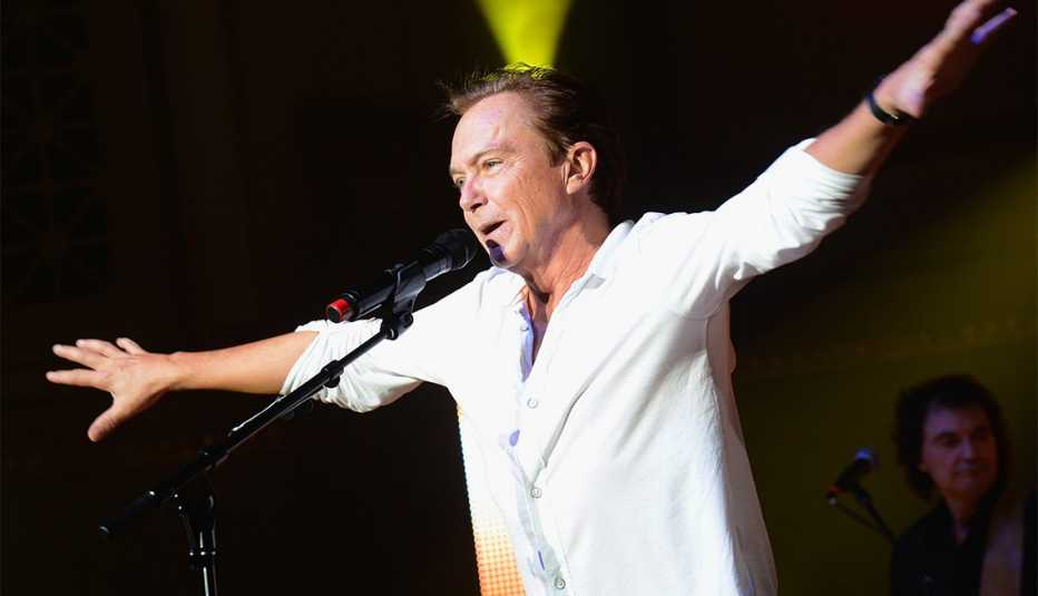 David Cassidy performs during the Paradise Artists Party at IEBA Conference Day 3 at the War Memorial Auditorium on October 9, 2012 in Nashville, Tennessee.