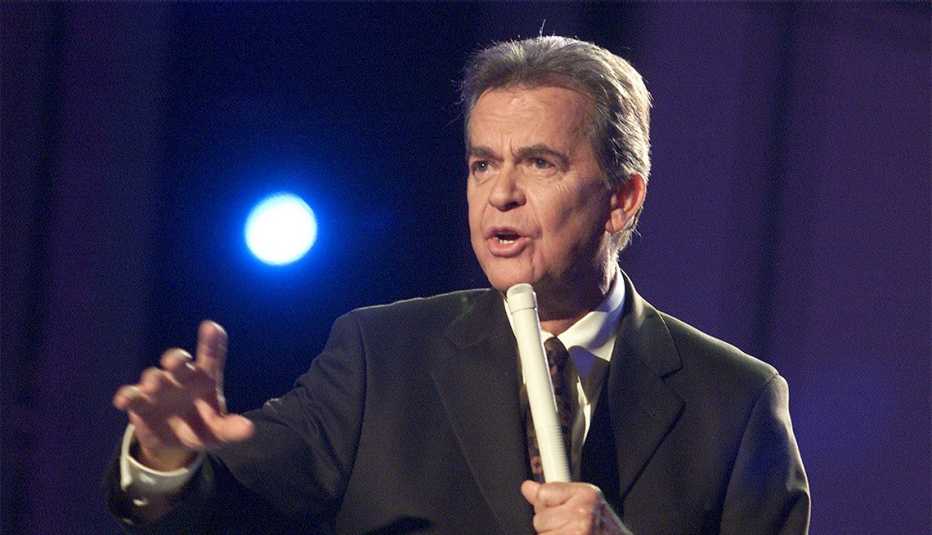 Dick Clark at the taping of "American Bandstand's 50th...A Celebration" at the Pasadena Civic Auditorium in Pasadena, Ca. Sunday, April 21, 2002.