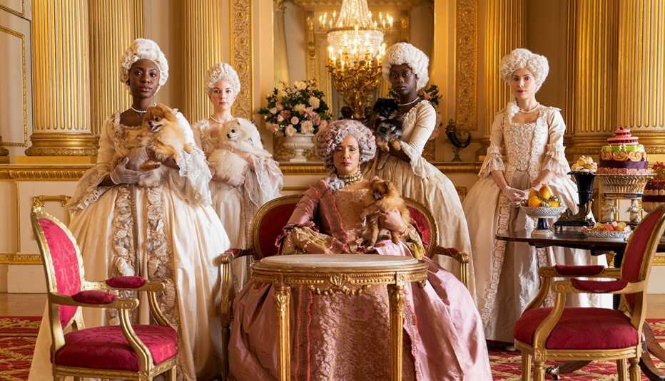 Golda Rosheuvel stars as Queen Charlotte in the Netflix series Bridgerton