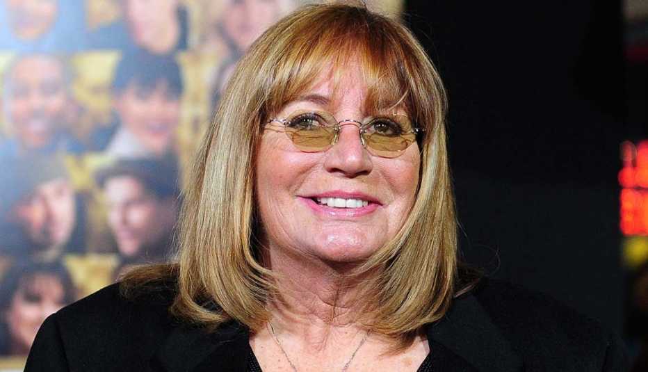 Actress Penny Marshall poses on arrival for the film premiere of 'New Year's Eve' at Grauman's Chinese Theater in Hollywood on December 5, 2011. The movie opens in theaters on December 9. 