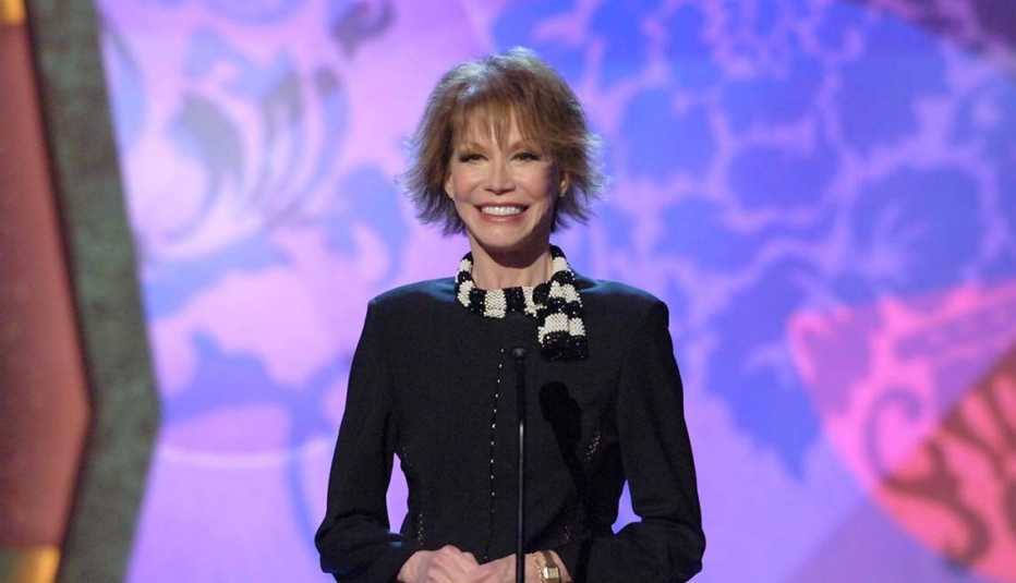 Mary Tyler Moore, presenter during 4th Annual TV Land Awards - Show at Barker Hangar in Santa Monica, California, United States.