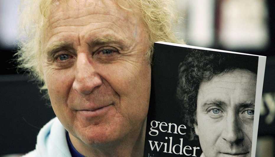 Actor Gene Wilder poses as he signs copies of his autobiography "Kiss Me Like A Stranger", at Waterstone's, Oxford Street on June 7, 2005 in London, England. The memoirs give an insight into Wilder's failed love life, his experiences of working with stars