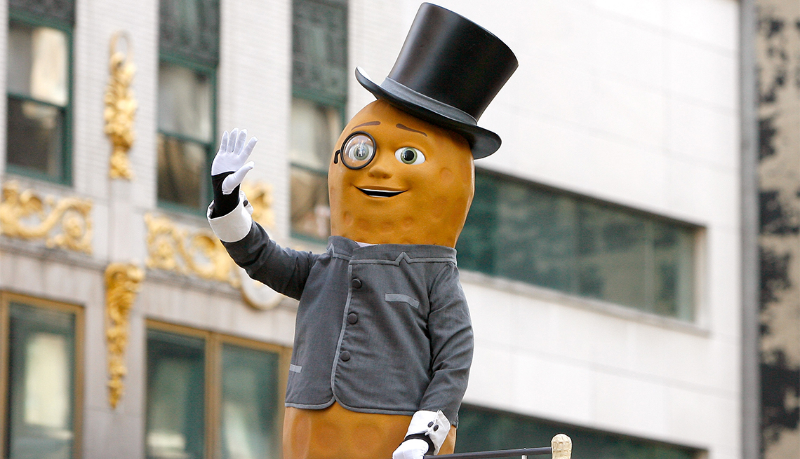 Planter's Mr. Peanut attends the 86th Annual Macy's Thanksgiving Day Parade on November 22, 2012 in New York City.