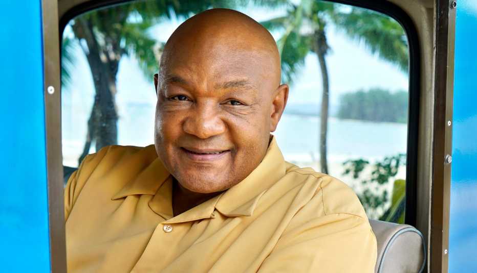 Better Late than Never -- "Phuket" Episode 105 -- Pictured: George Foreman -- (Photo by: Paul Drinkwater/NBCU Photo Bank/NBCUniversal via Getty Images via Getty Images)