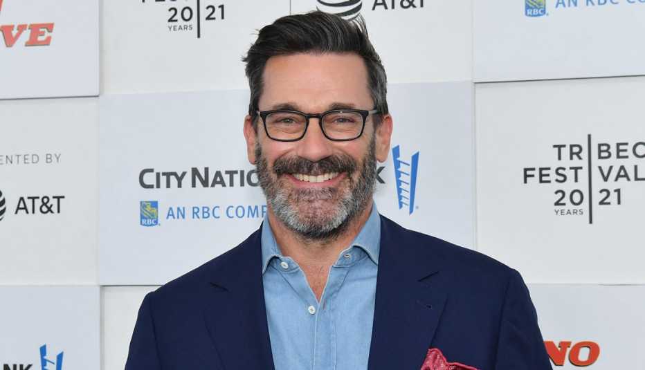 actor jon hamm at the premiere of no sudden move at the tribeca film festival