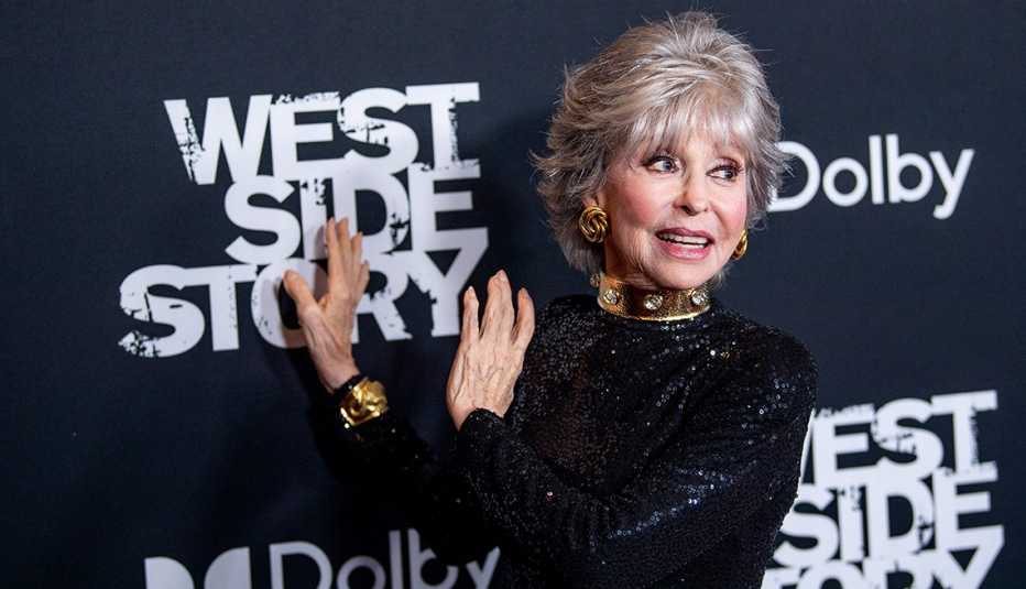 Actress Rita Moreno attends the West Side Story New York premiere