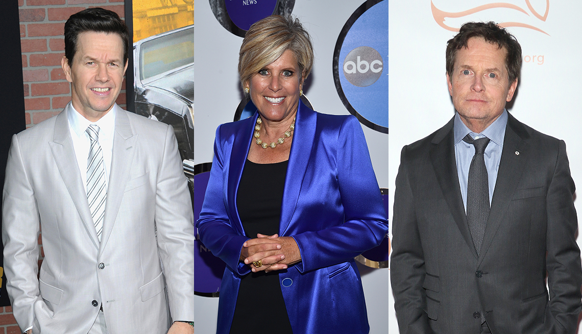 three celebrities with june birthdays mark wahlberg turns fifty suze orman turns seventy and michael j fox will be sixty