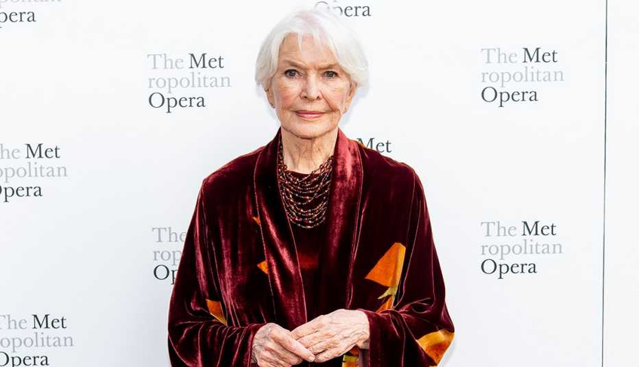 Ellen Burstyn at opening night of Medea at The Metropolitan Opera House in New York City