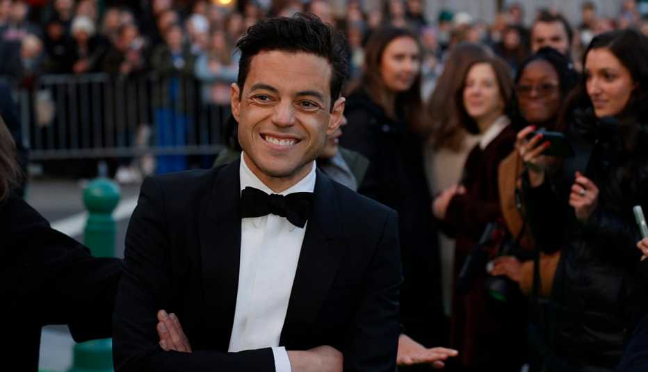 Actor Rami Malek arrives for the second annual Earthshot Prize Awards Ceremony at the MGM Music Hall, Friday, Dec. 2, 2022, in Boston. 