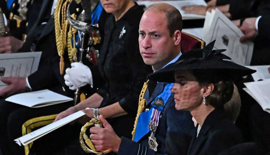 Prince William, Prince of Wales attends the State Funeral Service for Queen Elizabeth II