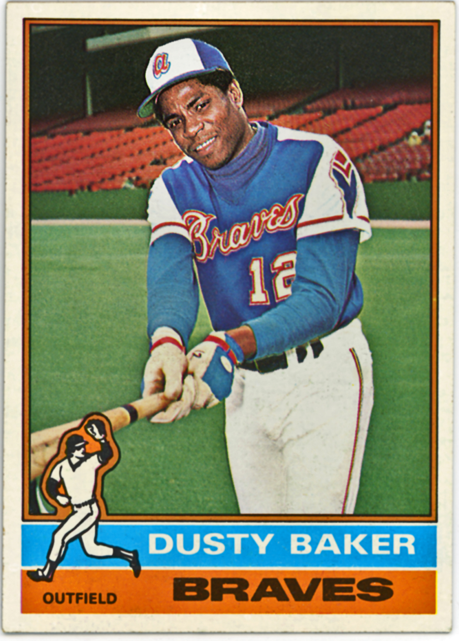 baseball card of dusty baker
