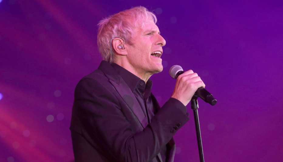 michael bolton performing during inagural gateway celebrity fight night in phoenix arizona