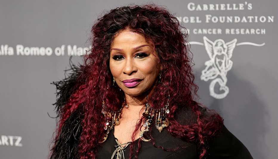 Chaka Khan on the red carpet for Angel Ball 2022 hosted by Gabrielle's Angel Foundation at Cipriani Wall Street in New York City.