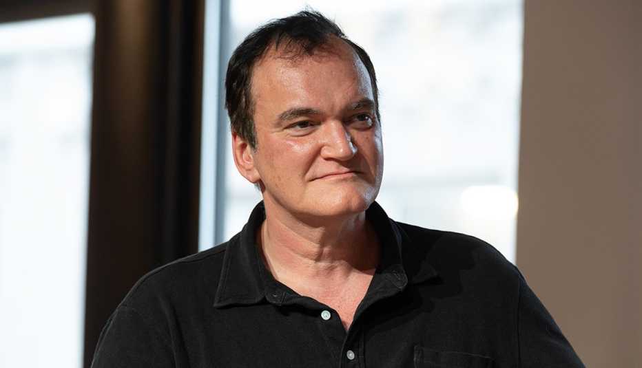 Quentin Tarantino at the Secret Network panel discussion during NFT.NYC at Neuehouse in New York City