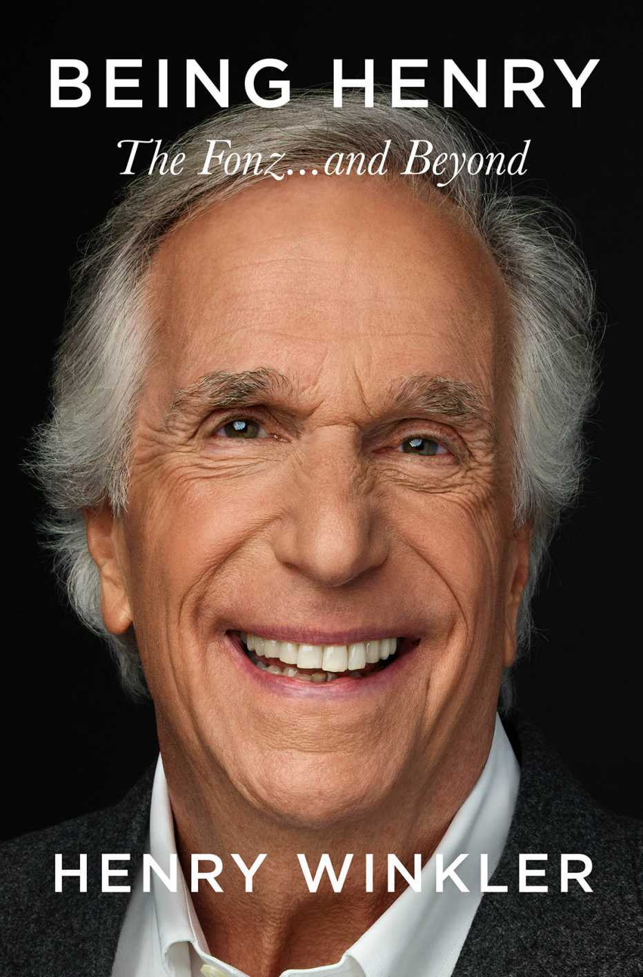 the book cover for henry winkler's being henry the fonz and beyond