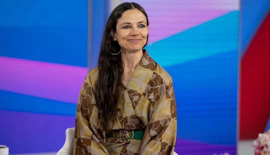 Justine Bateman appearing on the "Today" show.