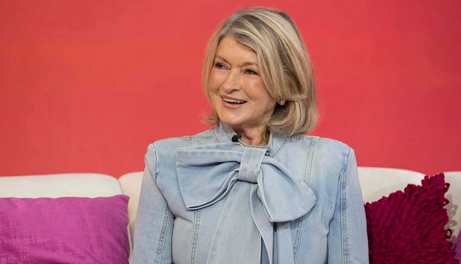 Martha Stewart smiles during her appearance on TODAY