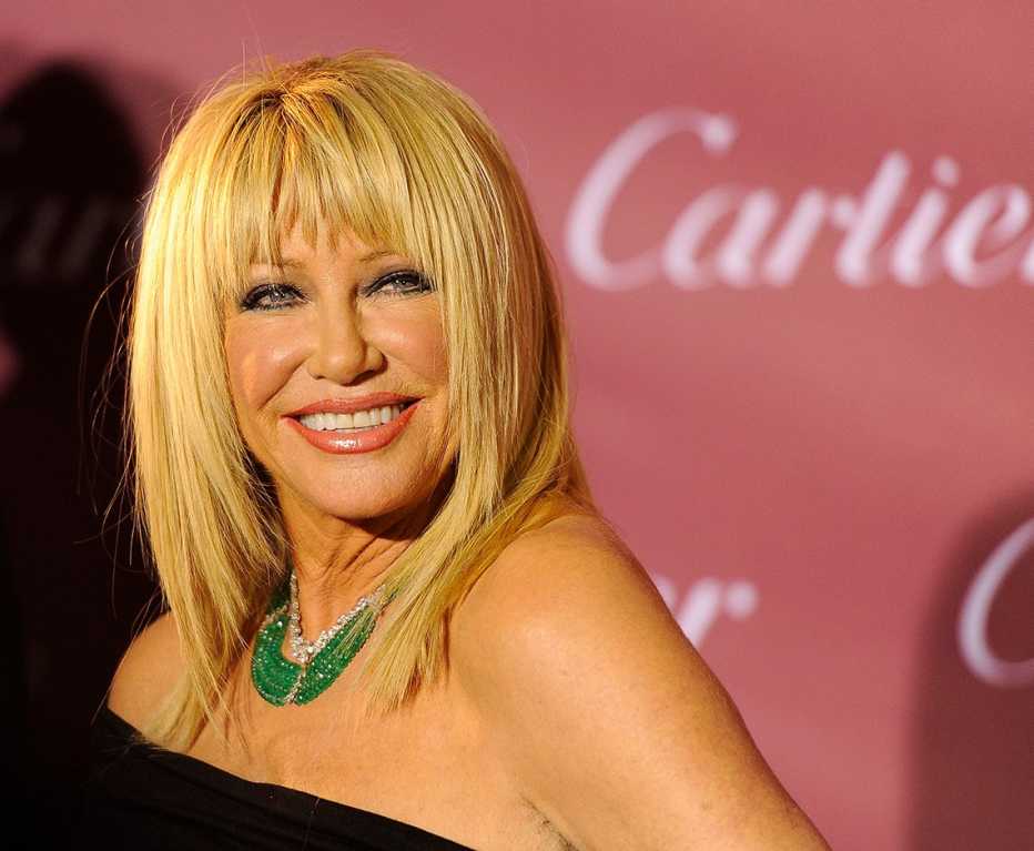 suzanne somers at the 26th annual palm springs international film festival awards gala at the palm springs convention center