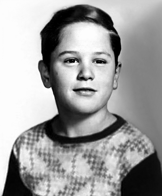 actor robert de niro as a child in nineteen fifty three
