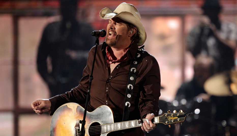 Toby Keith performing at the 46th Annual Academy of Country Music Awards in Las Vegas
