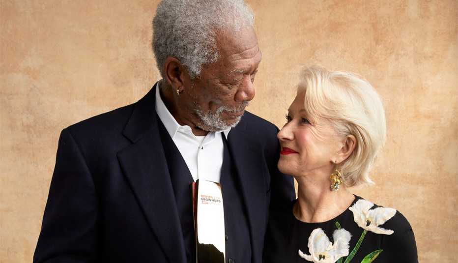 Morgan Freeman and Helen Mirren