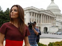 Eva Longoria, Executive Producer of documentary film “The Harvest”, speaks out against the exploitation of child workers in the United States.  
