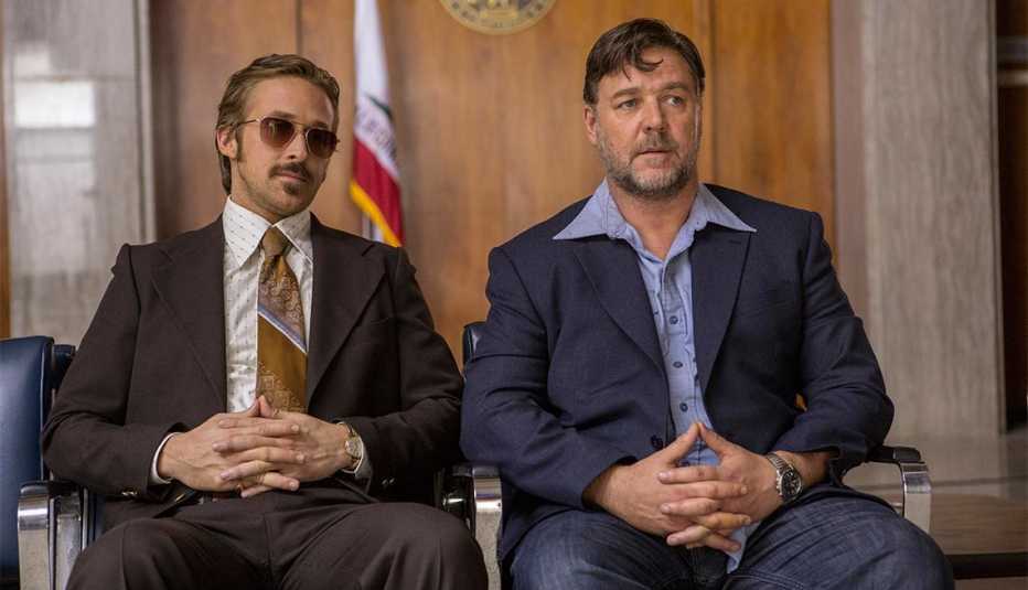 Ryan Gosling and Russell Crowe in 'The Nice Guys'