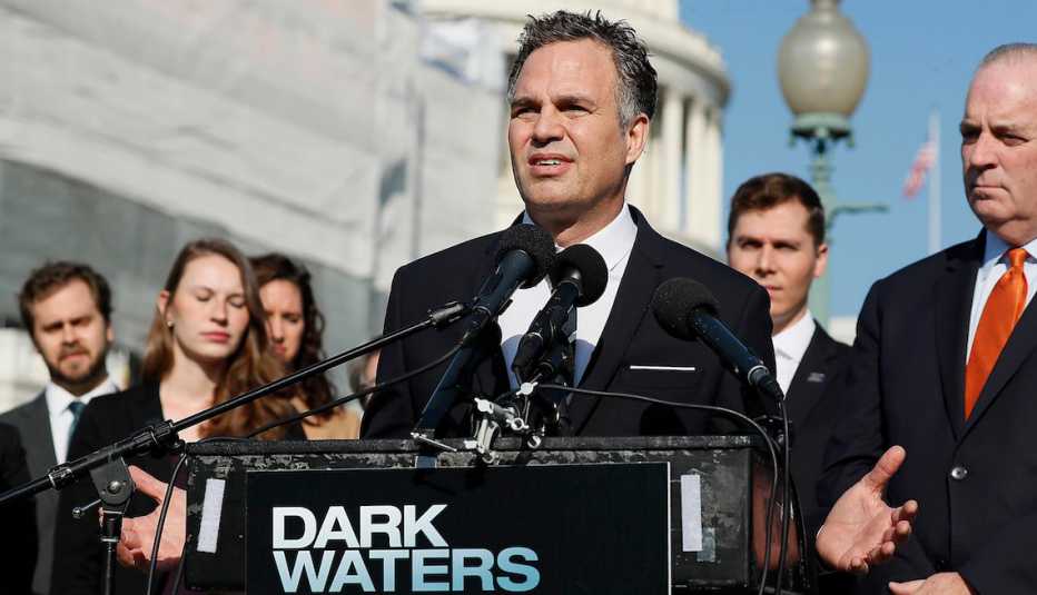 Actor and activist Mark Ruffalo speaks at the Fight Forever Chemicals Campaign kick off event on Capitol Hill on November 19, 2019 in Washington, DC.