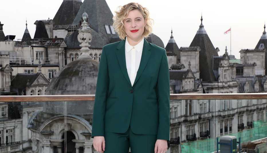 Greta Gerwig at the Little Women photocall in London