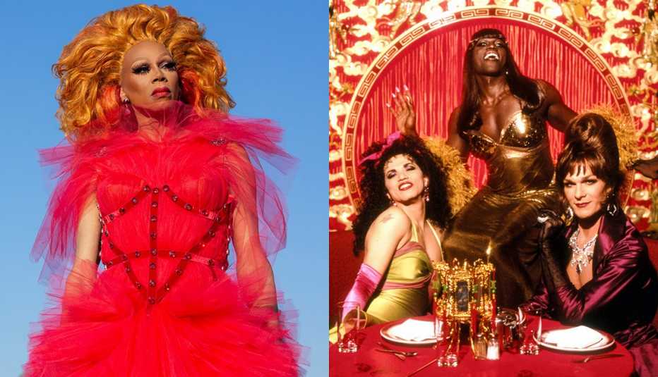 RuPaul stars in the Netflix series AJ and the Queen and John Leguizamo, Wesley Snipes and Patrick Swayze star in the film To Wong Foo, Thanks for Everything! Julie Newmar