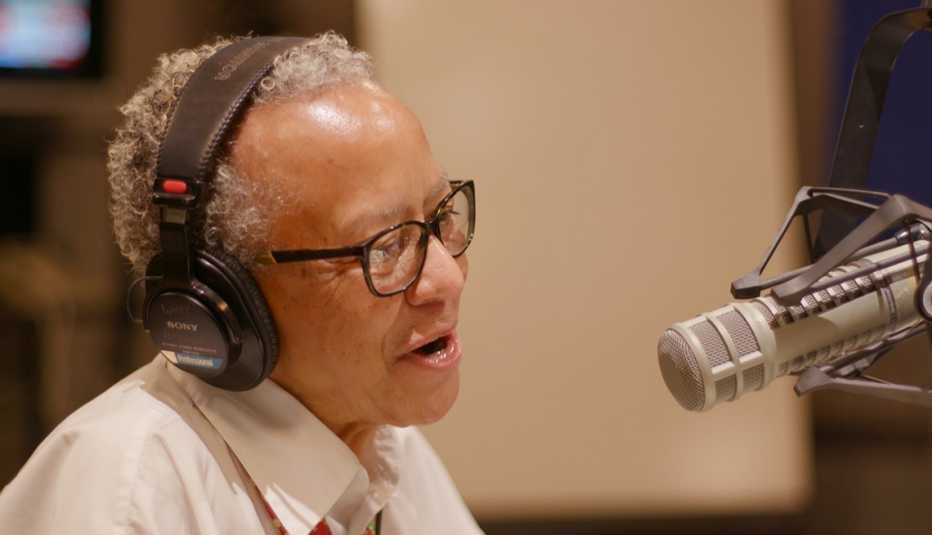 A scene from the documentary Going to Mars: The Nikki Giovanni Project