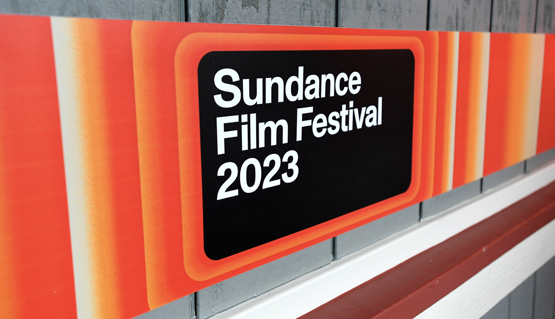 sign for the twenty twenty three sundance film festival in park city utah