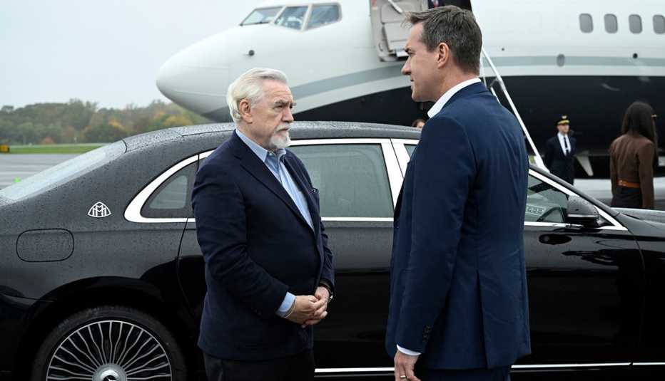 a scene from succession