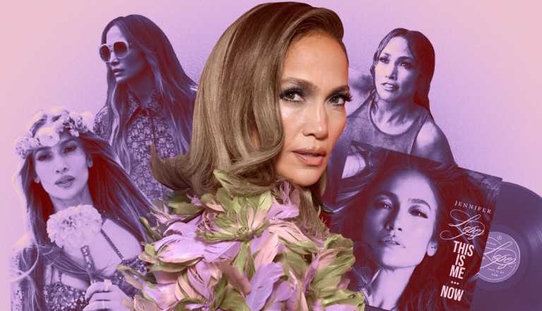 jennifer lopez collage of many of her looks