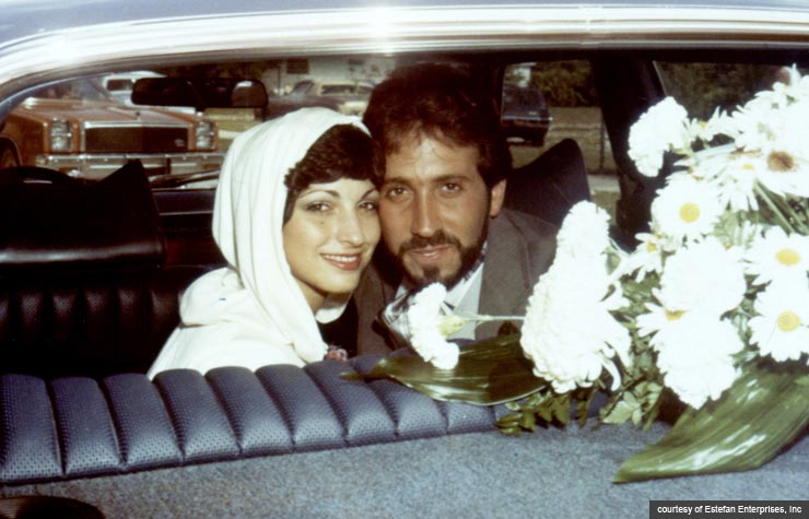Gloria & Emilio Estefan's wedding day (courtesy of Estefan Enterprises, Inc)
