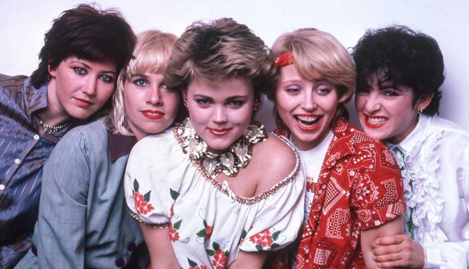A group photo of the band The Go Gos