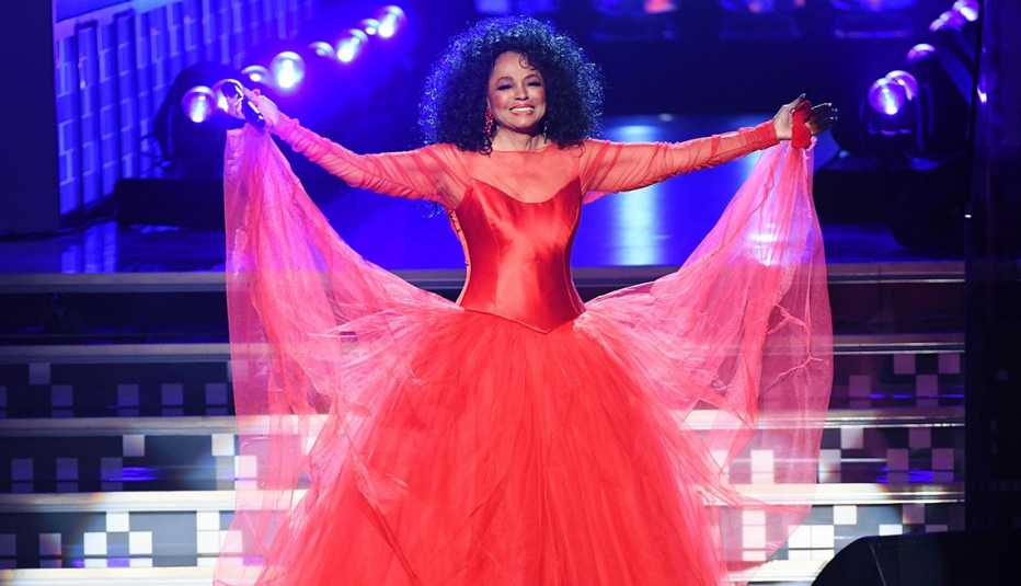 Diana Ross performs at 61st Annual Grammy Awards