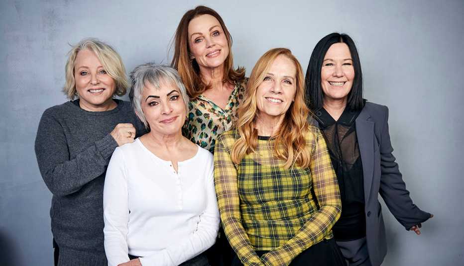 Gina Schock, Jane Wiedlin, Belinda Carlisle, Charlotte Caffey and Kathy Valentine of The Go-Go's pose for a portrait at the Sundance Film Festival