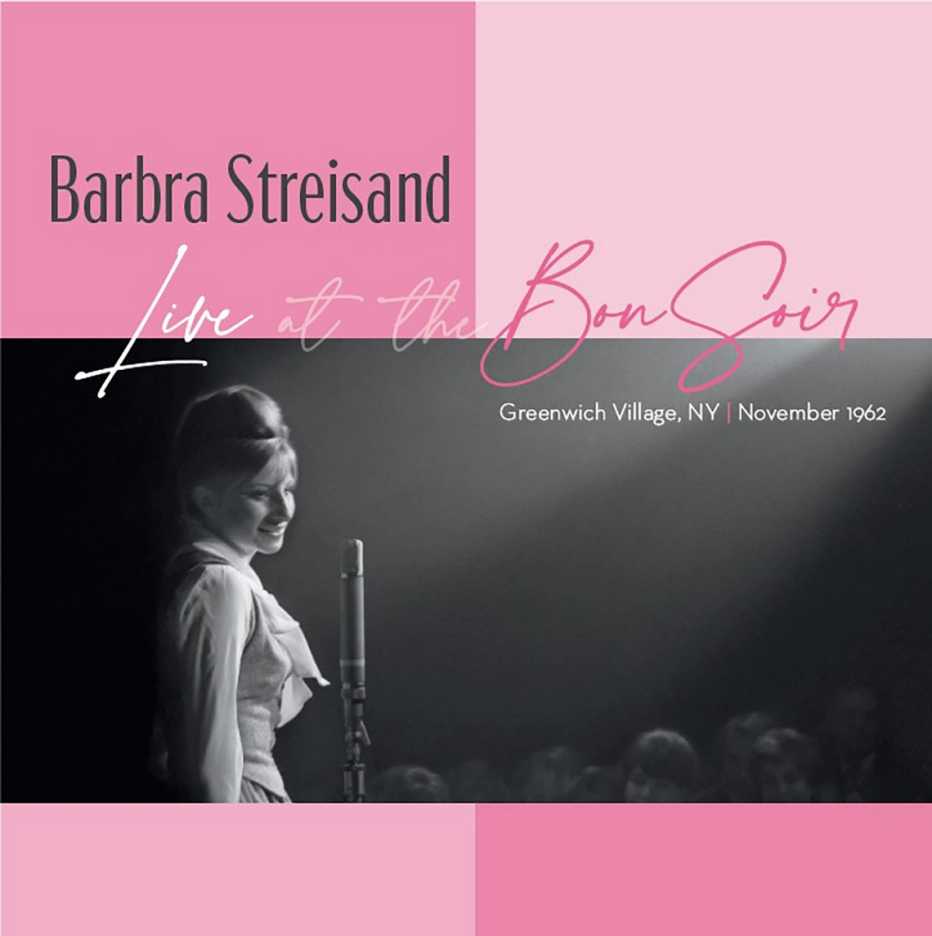The album cover for Barbra Streisand Live at the Bon Soir