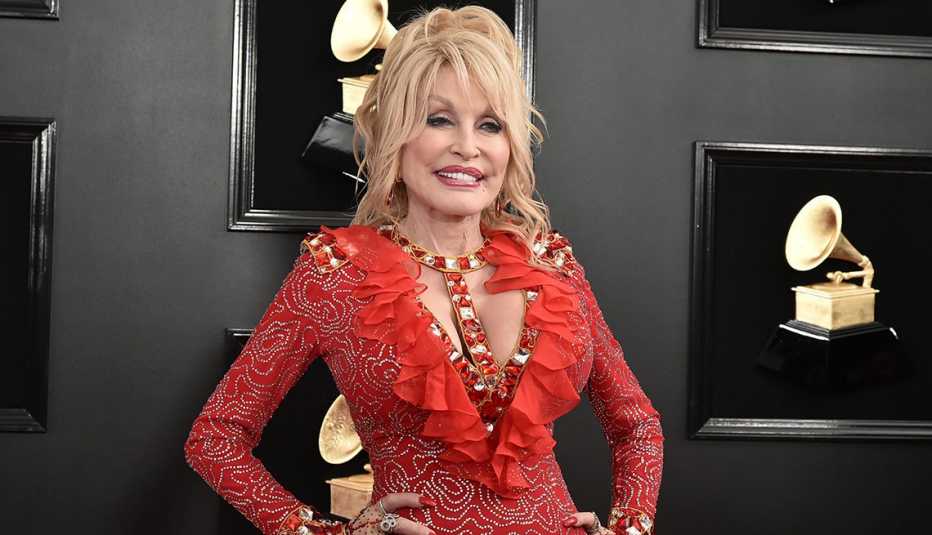 Dolly Parton attends the 61st Annual Grammy Awards